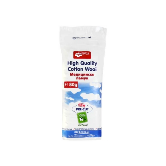 MEDICA Памук медицински 80гр Медика