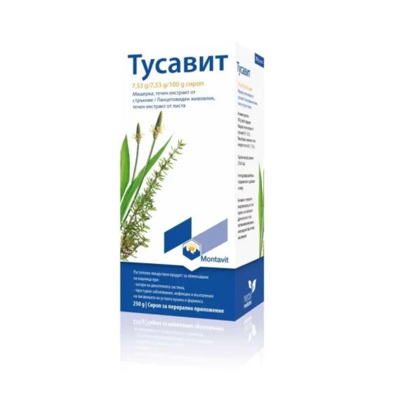 TUSSAVIT Тусавит сироп при кашлица 250мл Montavi