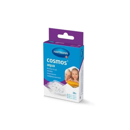 HARTMANN Cosmos Aqua водоустойчив дишащ пластир за малки рани х20 530550 Hartmann