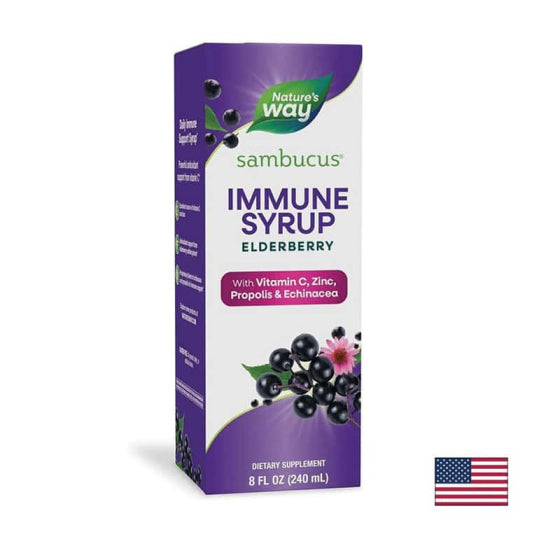 NATURES WAY Самбукус "Immune" сироп засилна имунна система 120мл Nature's Way - Снимка 2 от 2