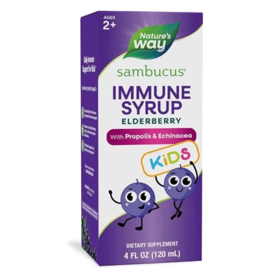 NATURES WAY Самбукус "Immune" сироп засилна имунна система 120мл Nature's Way - Снимка 1 от 2