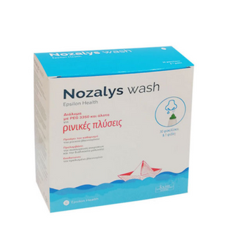 compare product Nozalys wash сашета + бутилка при запушен нос х30