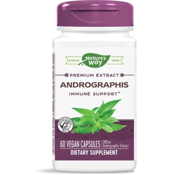 NATURES WAY Андрографис капсули за защита от настинки и грип 400мг х 60 Nature's Way