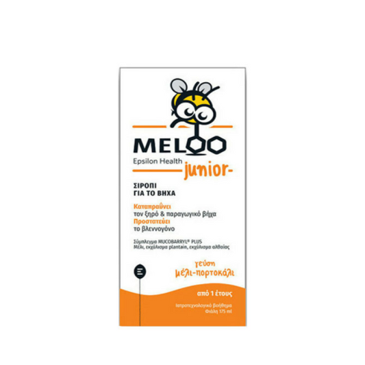 MELOO Мелу джуниър сироп при суха и влажна кашлица 175мл