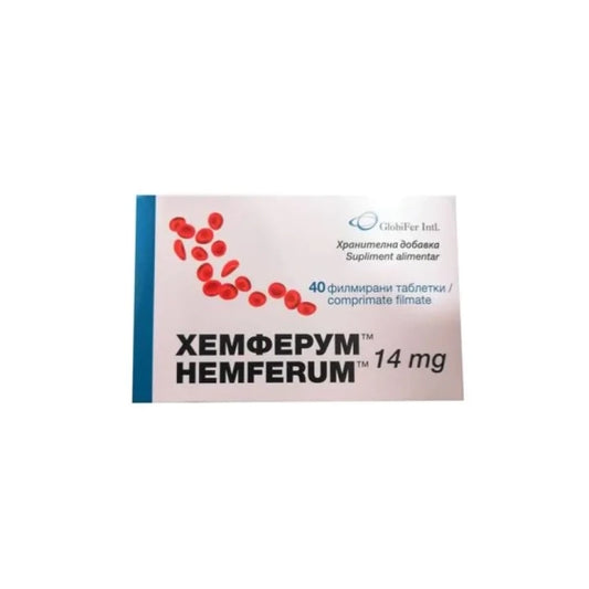 VALEANT/PHARMA SWISS Хемферум таблетки при дефицит на желязо 14 мг х40