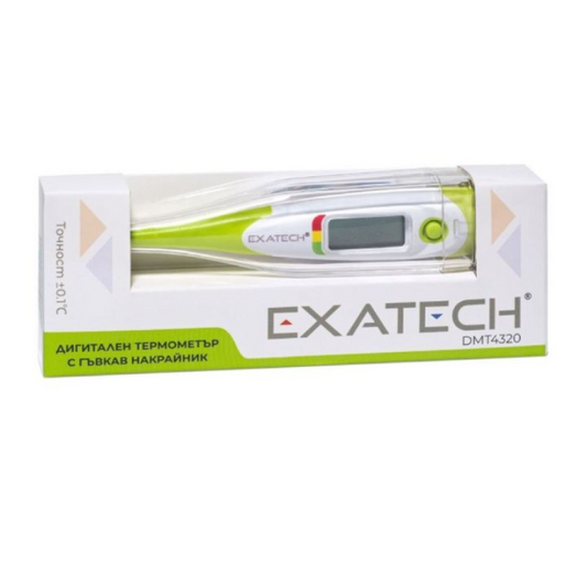 EXATECJ Дигитален термометър с гъвкав накрайник Exatech DMT4320 - Снимка 1 от 2