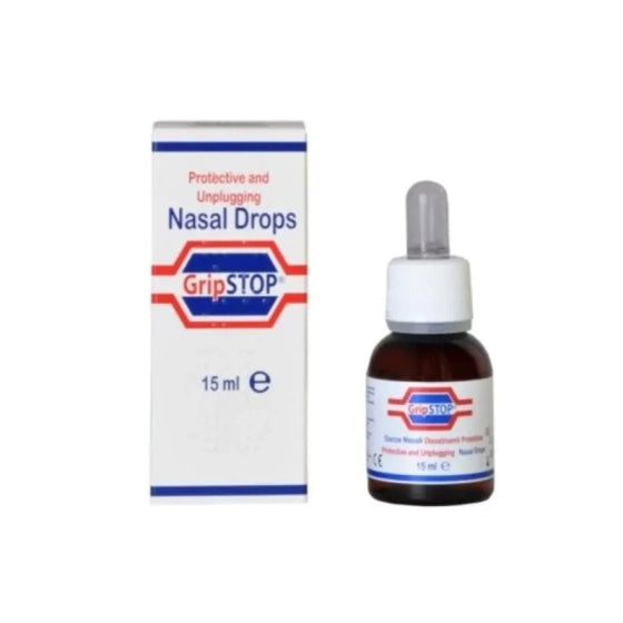 GRIPSTOP Грип стоп капки за нос при запушен нос и ринорея 15мл