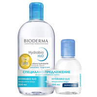 Bioderma hydrabio H2O мицеларна вода за дехидратирана кожа 500 мл +100 мл промо комплект - Снимка 1 от 2