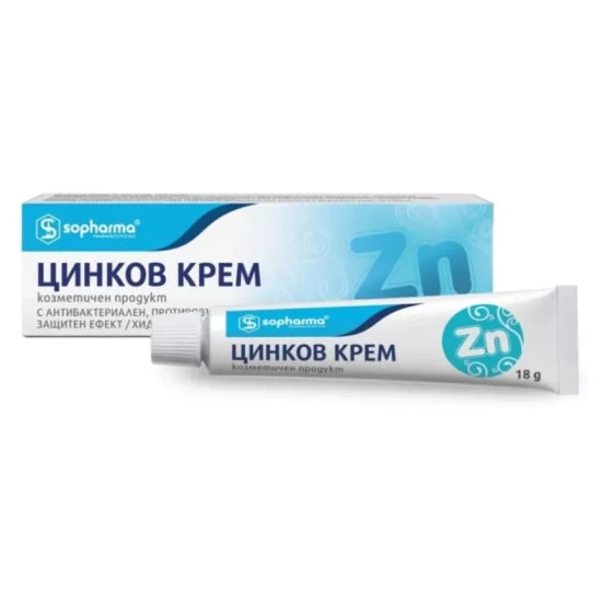 UNGUENTUM ZINCI (SOM) Цинков крем при възпаление на кожата 10% 18гр